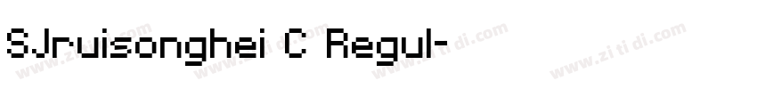 SJruisonghei C Regul字体转换